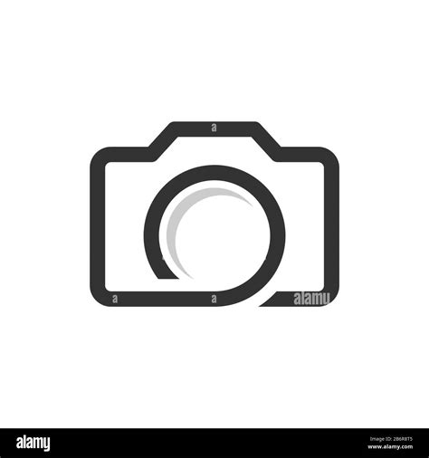 Camera icon vector Logo Template Illustration Design. Vector EPS 10 Stock Photo - Alamy