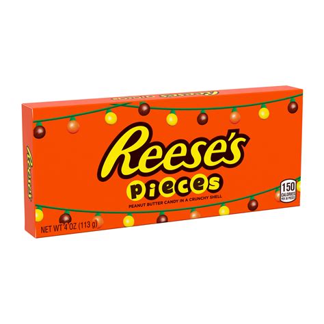 Reese's Pieces Chocolate Peanut Butter Candy, Holiday Candy, 4 Oz. – BrickSeek