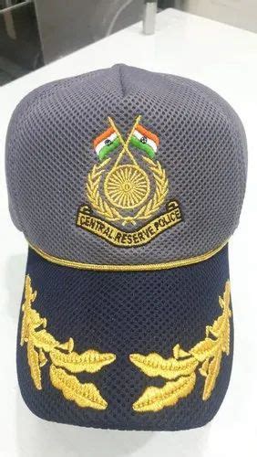 Men Black Crpf Logo Cap, Size: Medium at Rs 125/piece in Malerkotla | ID: 23563798455