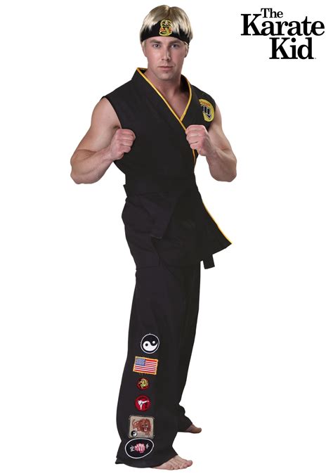 Authentic Karate Kid Cobra Kai Adult Costume