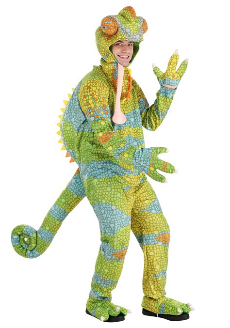 Realistic Adult Chameleon Costume