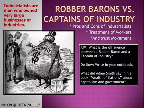 PPT - Robber Barons vs. Captains of Industry PowerPoint Presentation - ID:1678063