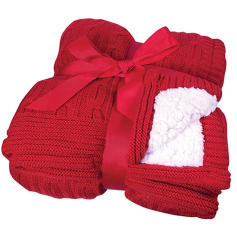 Cable Knit Blanket - Show Your Logo