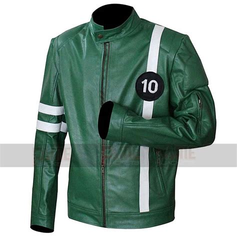 Ben 10 Green Genuine Leather Costume For Men - FJ