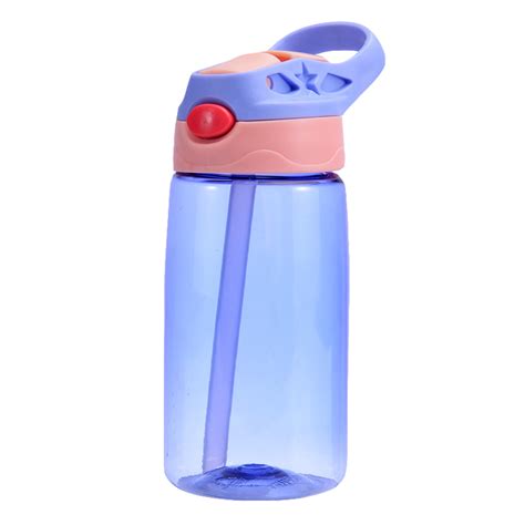 Kids Children Straw Water Bottle Plastic Drinking Cup Leak Proof Portable Sports Student School ...