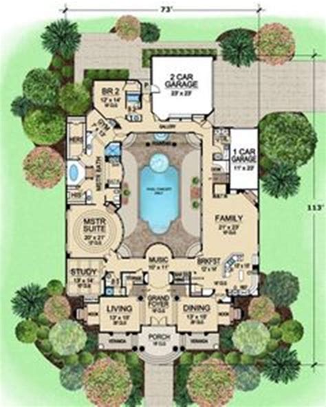 38+ L Shaped House Plan With Courtyard