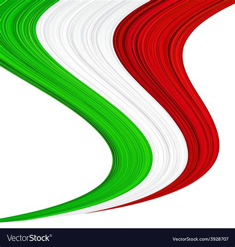 Italian flag Royalty Free Vector Image - VectorStock