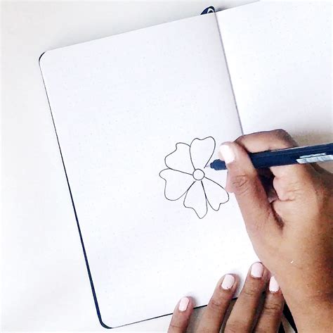 Tips for Drawing Simple Flowers Using MONO Drawing Pens - Tombow USA Blog