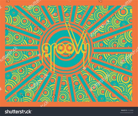 Groovy Design Stock Vector 3125888 - Shutterstock