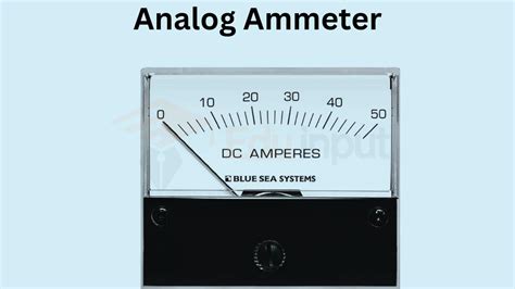 Analog Ammeter-Working, Types, And Appliations