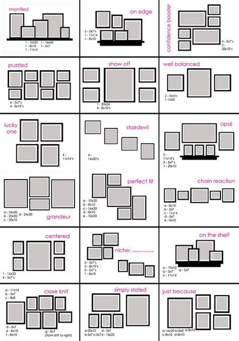 GUIDE TO HANGING PHOTOS. | Picture frame arrangements, Blank wall solutions, Large wall decor