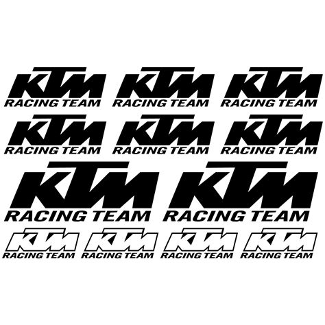 Wallstickers folies : ktm racing team Decal Stickers kit