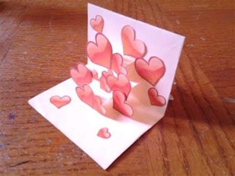 Easy and Simple Pop up Card Tutorial for beginners #2 | Pop up card tutorial, Valentines cards ...