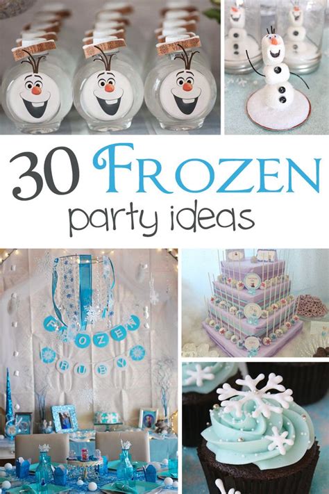 30 Frozen Party Ideas - Pretty My Party | Frozen birthday party decorations, Frozen themed ...