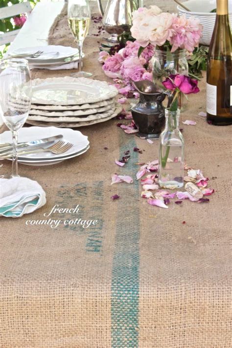 Rustic Table Runner - French Country Cottage