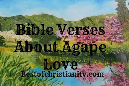 Bible Verses About Agape Love