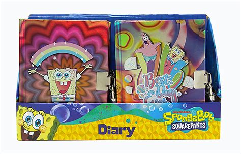 Wholesale SpongeBob Diary with Lock - Assorted Styles (SKU 2343915) DollarDays