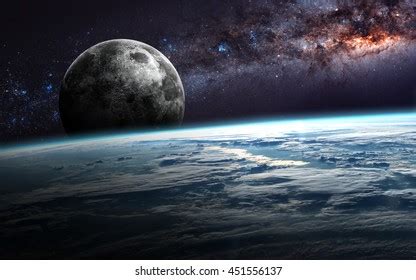 Earth Moon Star Elements This Image Stock Photo 451556137 | Shutterstock