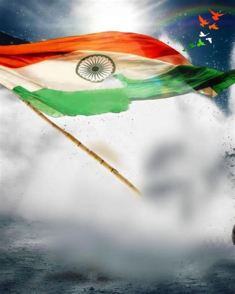 🔥 Indian Republic Day CB Blur Tiranga Background