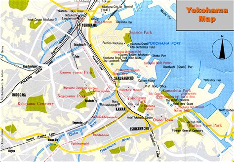 Yokohama Map - Japan