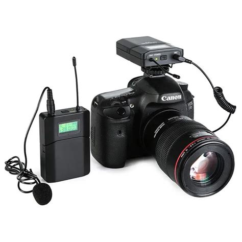 KINGKONO Professional Wireless Camera Recording Microphone for Outdoor Interview Video-in ...