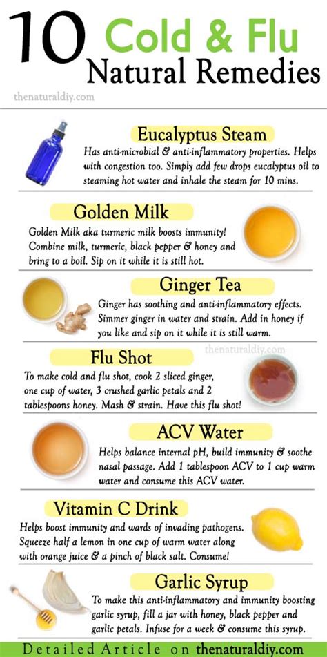 10 COLD AND FLU REMEDIES - The Natural DIY