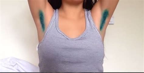 Dyeing Armpit Hair, New Fashion Trend or Political Statement?