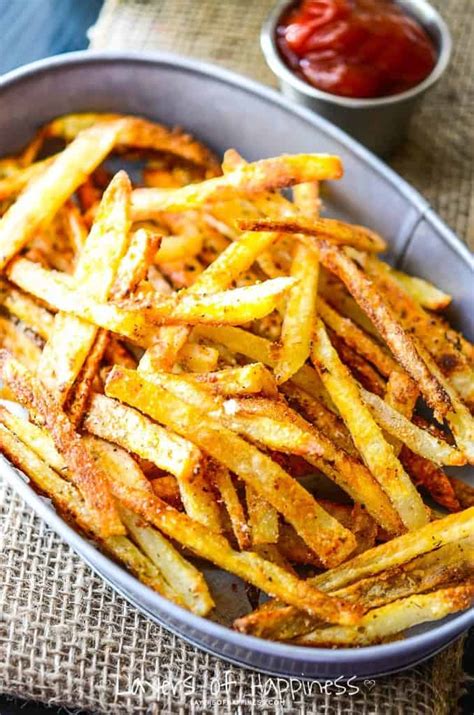 Extra Crispy Oven Baked French Fries.