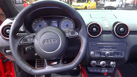 Audi S1 Sportback quattro 2014 in detail interior & sound - YouTube