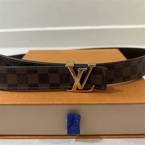 Selling my LV belt 25 mm size 80. Only worn a... - Depop