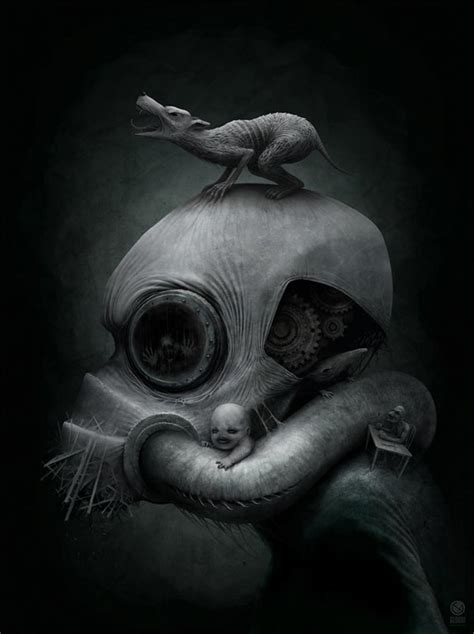 Creepy Illustrations by Anton Semenov