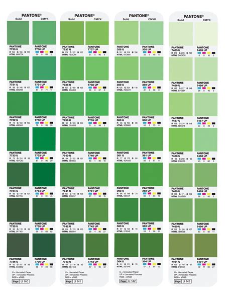 pin it like visit site | Green color names, Pantone green, Green color chart