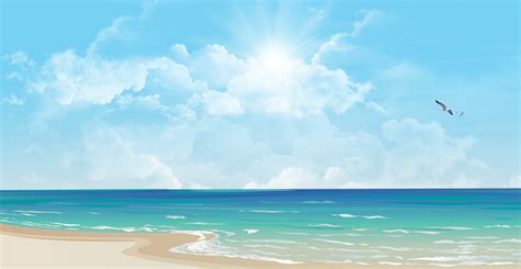 Download Beach, Light, Blue Water. Royalty-Free Stock Illustration ...