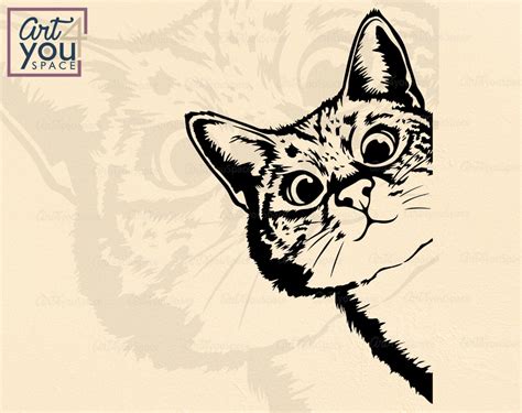 Cat Svg Files Cat Head Svg Cat Vector File Cat Face Svg Cat SVG File ...