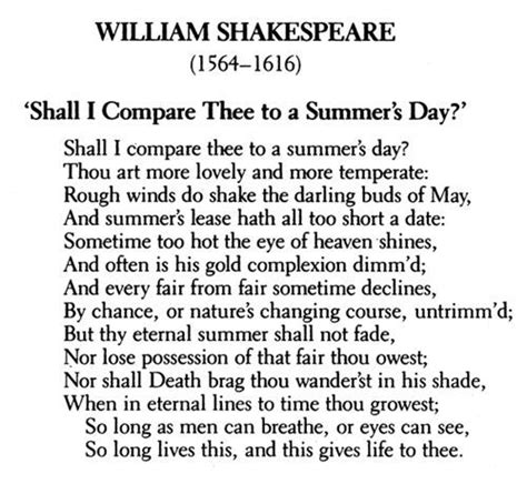 William Shakespeare Poems And Quotes. QuotesGram