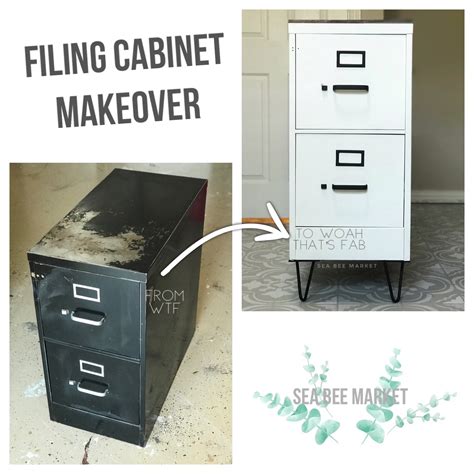 Filing Cabinet DIY Upcycle — Sea Bee Market