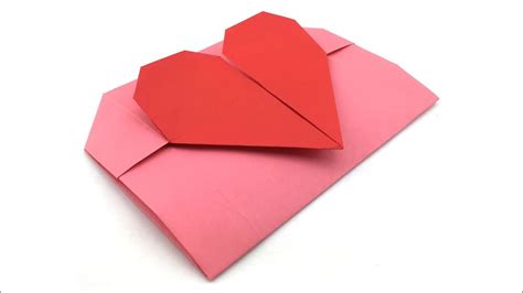 How To Make An Envelope Out Of A Heart - Origami