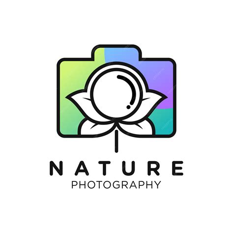 Premium Vector | Nature photography simple gradient logo design