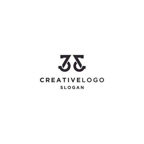 Premium Vector | Number 33 logo icon design template vector illustration