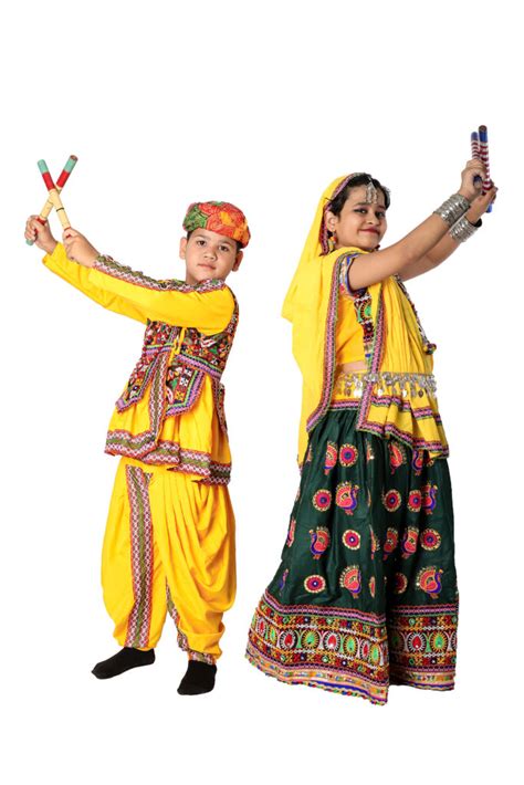 Garba Dance Fancy Dress Costume Combo Set For Boys & Girls – Sanskriti Fancy Dresses