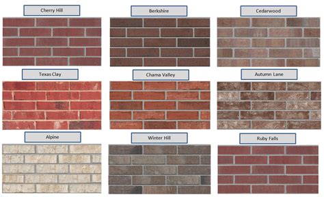 High-Quality-Brick-Colors-8-Exterior-Brick-Color-Options-inside ...