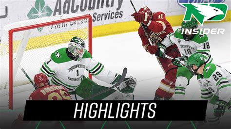 North Dakota Hockey | Highlights vs Denver | 2/15/20