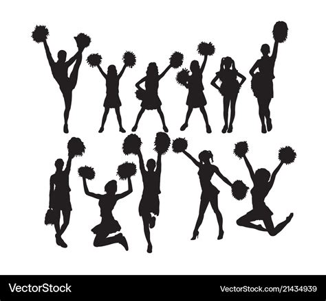 Cheerleader Silhouette Svg Free - 335+ File for Free