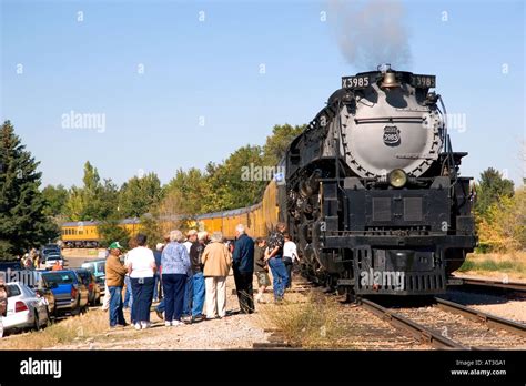 Historic Challenger locomotive steam engine during September 2005 visit to Boise, Idaho Stock ...