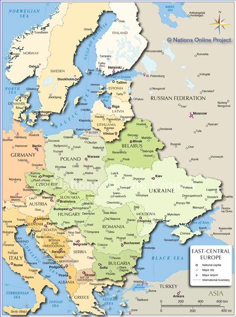 Political Map Of Eastern Europe - Large World Map