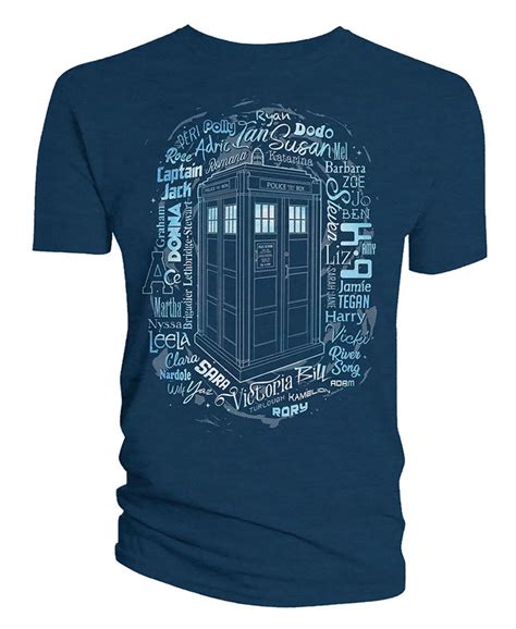 Doctor Who T-Shirt Every Companion Ever – Merchandise Guide - The Doctor Who Site