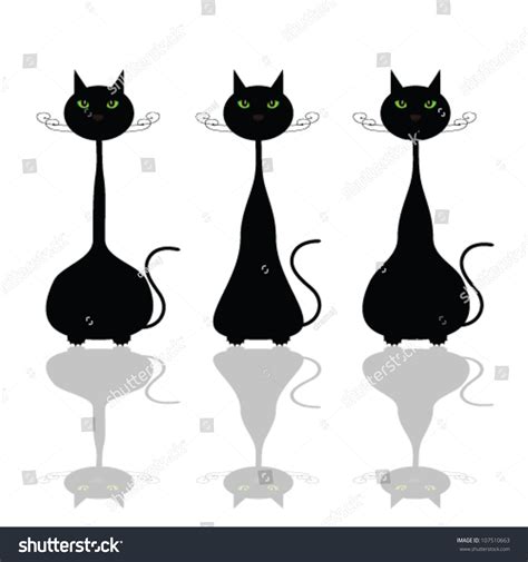 Cat Green Eye Illustration Stock Vector (Royalty Free) 107510663 ...