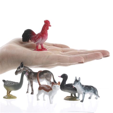 Assorted Miniature Farm Animals - Animal Miniatures - Dollhouse ...