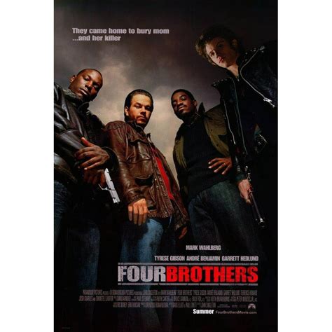 Four Brothers (2005) 27x40 Movie Poster - Walmart.com - Walmart.com