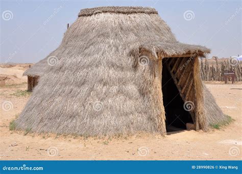 Reconstruction Of Neolithic House Royalty Free Stock Image - Image: 28990826